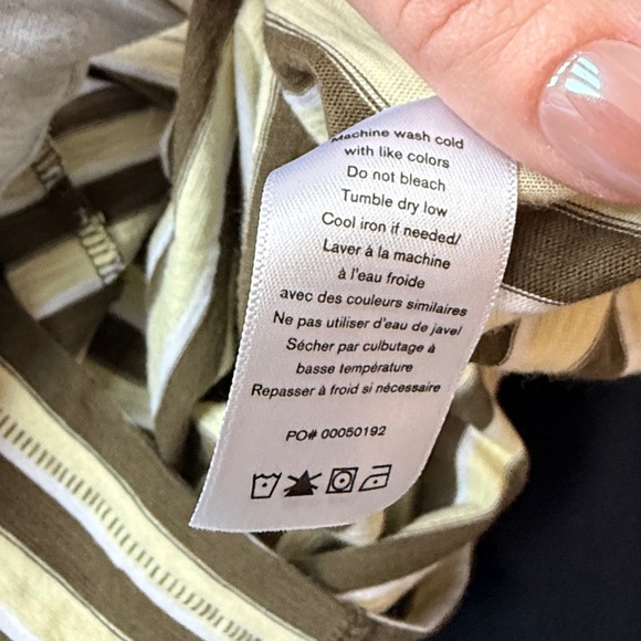 Rag & Bone Slub Striped Tee - Picture 7 of 9